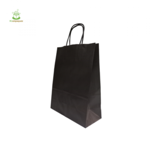 Bolsa kraft negra de 22x30x10