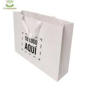 Bolsa de lujo o  couche con asa de algodón personalización