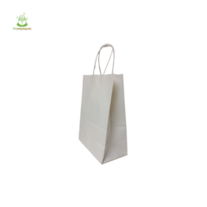 BOLSA KRAFT BLANCA 15x20x8