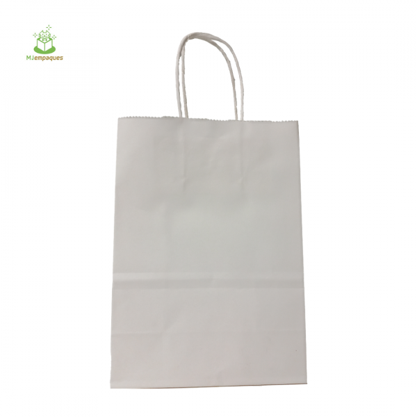 BOLSA KRAFT BLANCA 15x20x8 - Imagen 3